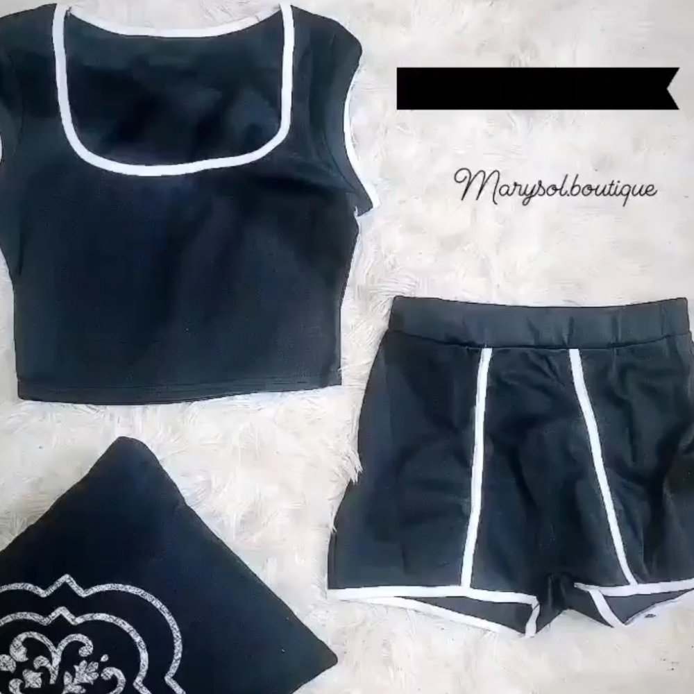 Marysol.Boutique Set UNeck Shorts Women's